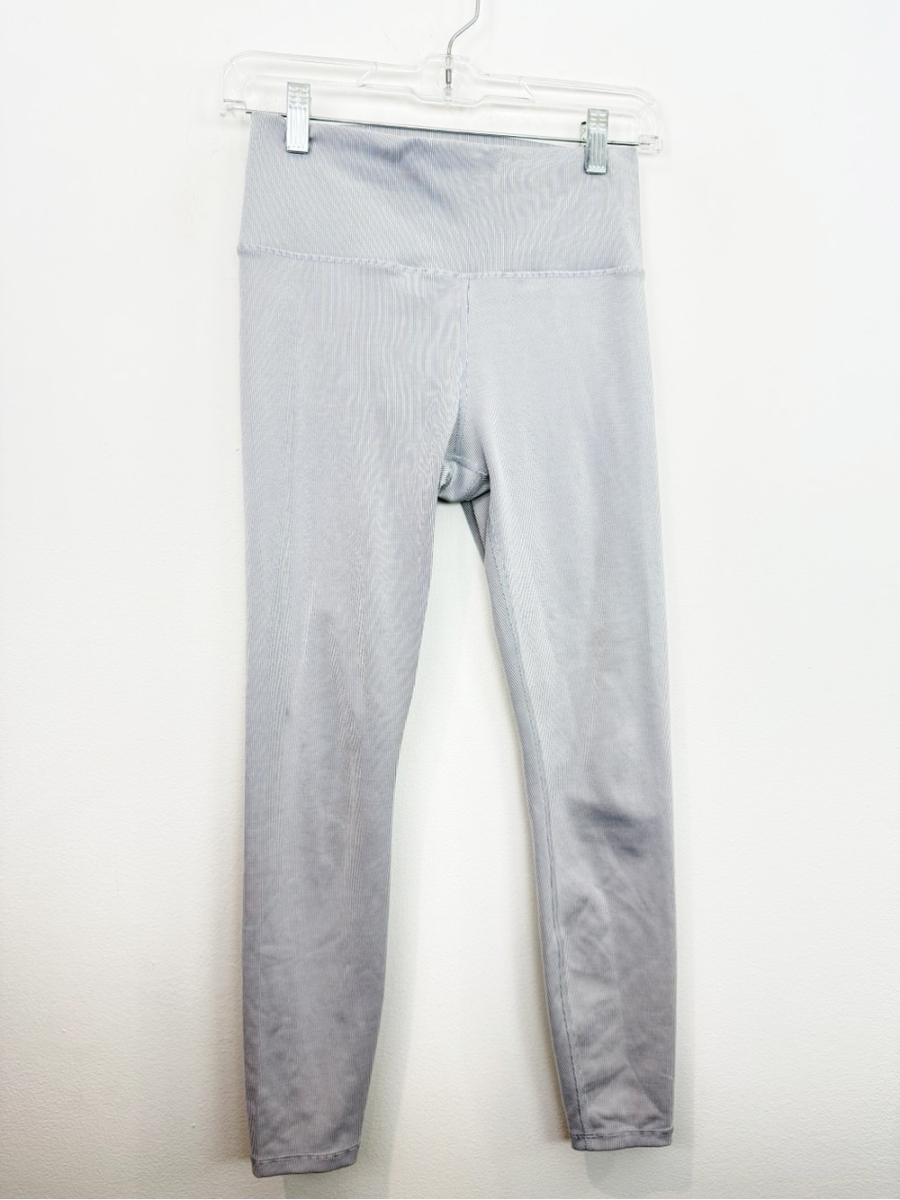 Vuori Elevation Ribbed Gray Leggings Size Small VW442